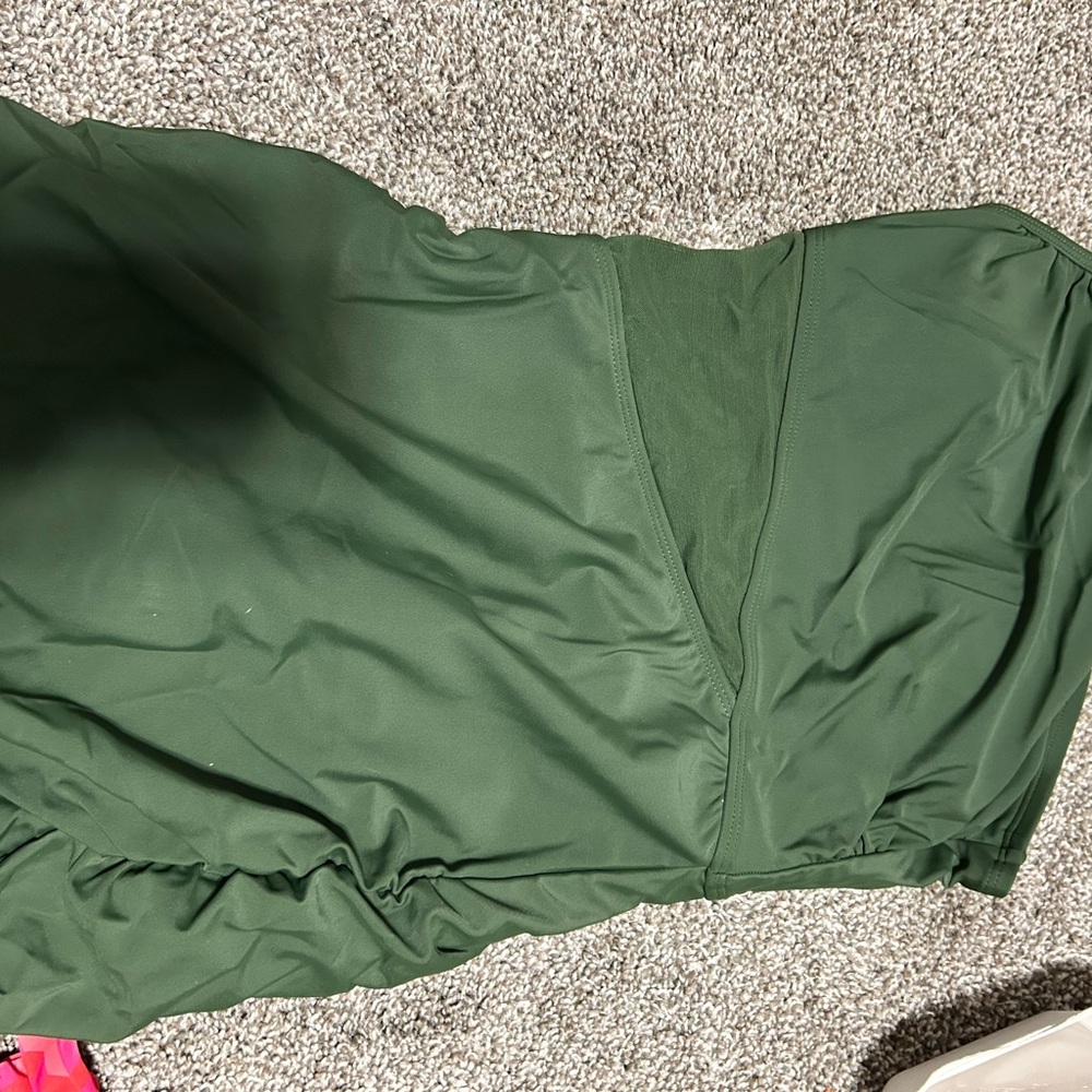 Elegant Green One-Piece Swimsuit